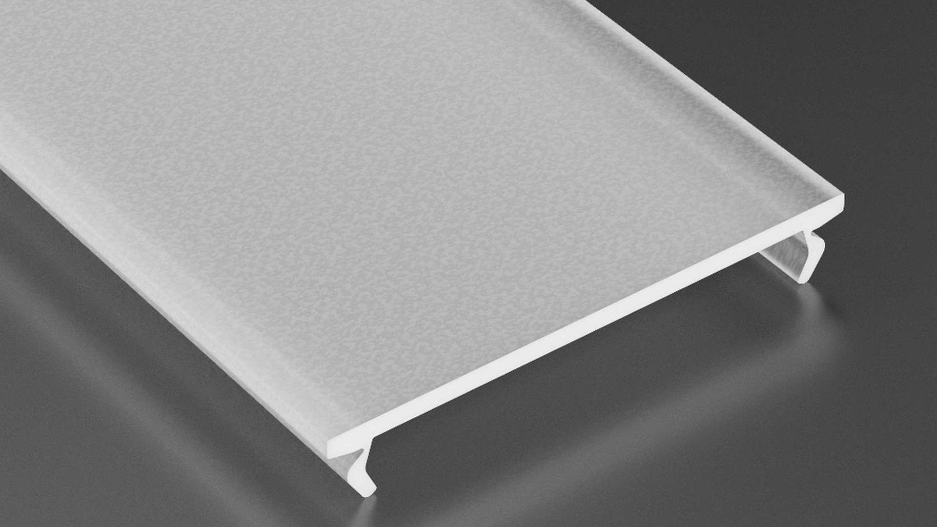 LUMINES WIDE cover PMMA milky frosteded 4,15 m